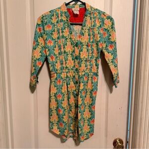 Matilda Jane Floral Tunic in Green and Red